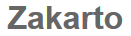 Zakarto Coupons